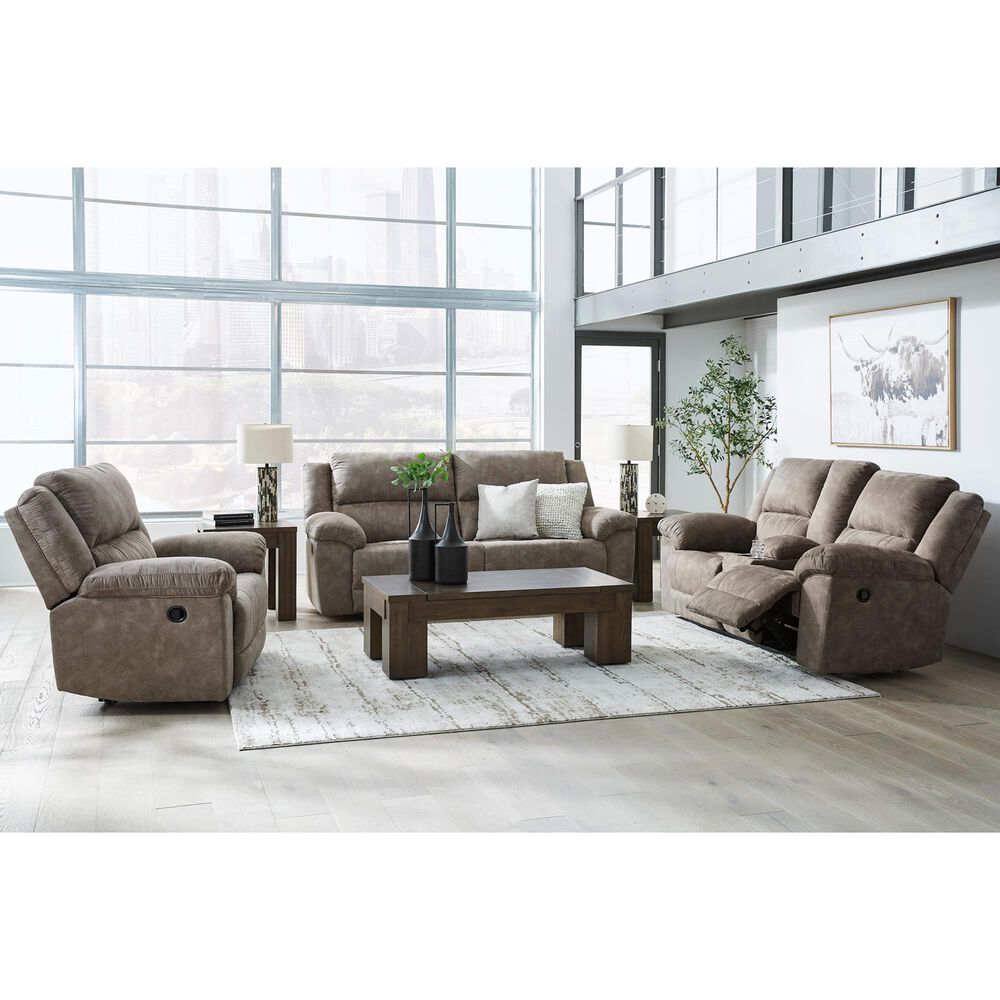 Ashley Laresview Manual Reclining Sofa in Fossil, , large