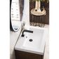 James Martin Vanities Alicante 24" Single Bathroom Vanity in Mid Century Acacia and Matte Black with 5 cm White Glossy Resin Top and Rectangular Sink, , large