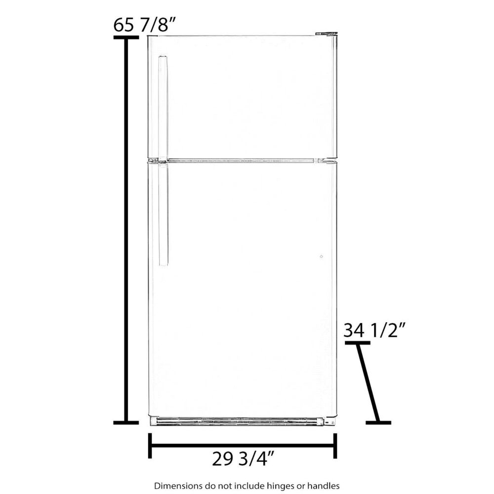 Whirlpool 19.2 Cu. Ft. Top Freezer Refrigerator with LED Interior Lighting in Monochromatic Stainless Steel, , large