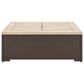 Homestyles Palm Springs 4-Piece Patio Loveseat Set in Brown, , large