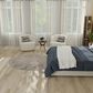 Nourison Rustic Textures Grey and Beige 5"3" Round Area Rug, , large