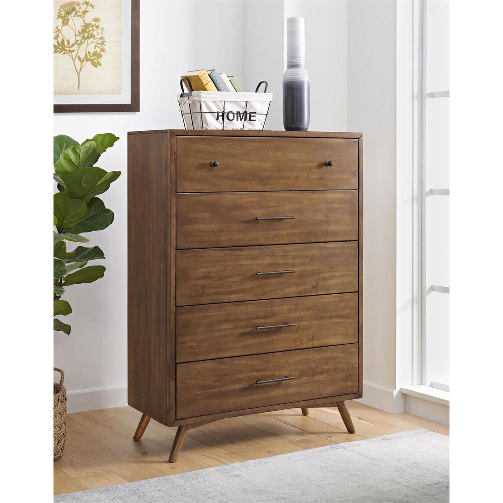 Martin Svensson Home 5-Drawer Chest in Cinnamon, , large