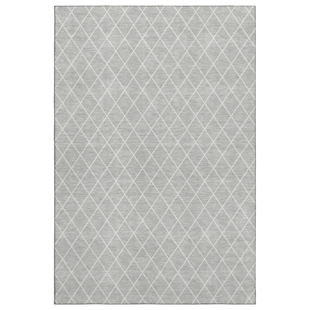 Dalyn Rug Company The Reserve TR15 Silver 8" x 10" Indoor/Outdoor Area Rug, , large