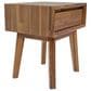 LH Imports Gia 1-Drawer Nightstand in Warm Pecan, , large