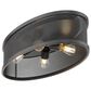 Golden Lighting Channing 24" Flush Mount in Matte Black, , large