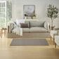 Nourison Courtyard Ivory and Charcoal 3" x 5" Indoor/Outdoor Area Rug, , large
