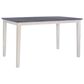 Linon Home Decor Mckoy Counter Height Table in Cream and Charcoal - Table Only, , large
