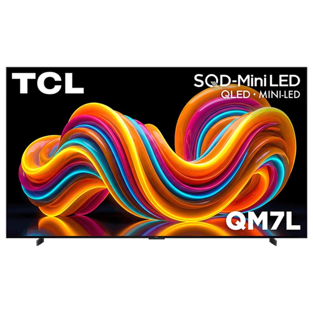 TCL 98" Class QM7L Series SQD-Mini LED 4K UHD HDR - Smart TV with 7.1.4 Channel Soundbar System in Black, , large