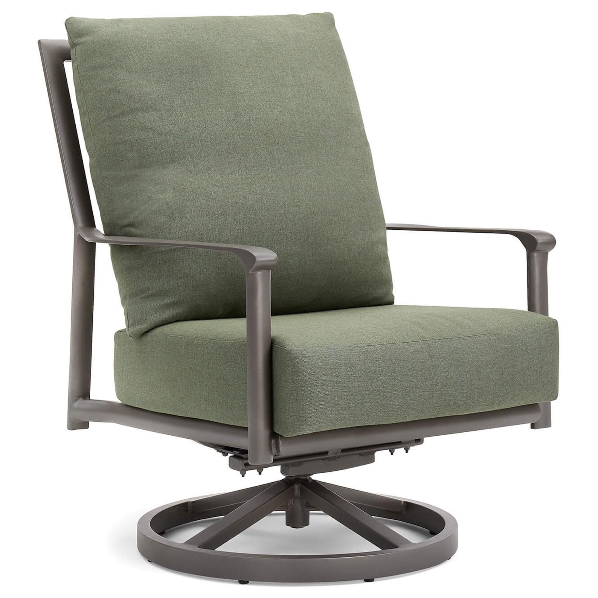 Winston Aspen Cushion High Back Swivel Rocker Lounge Chair in