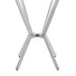 Blue River Naomi Bar Table in Brushed Stainless Steel, , large