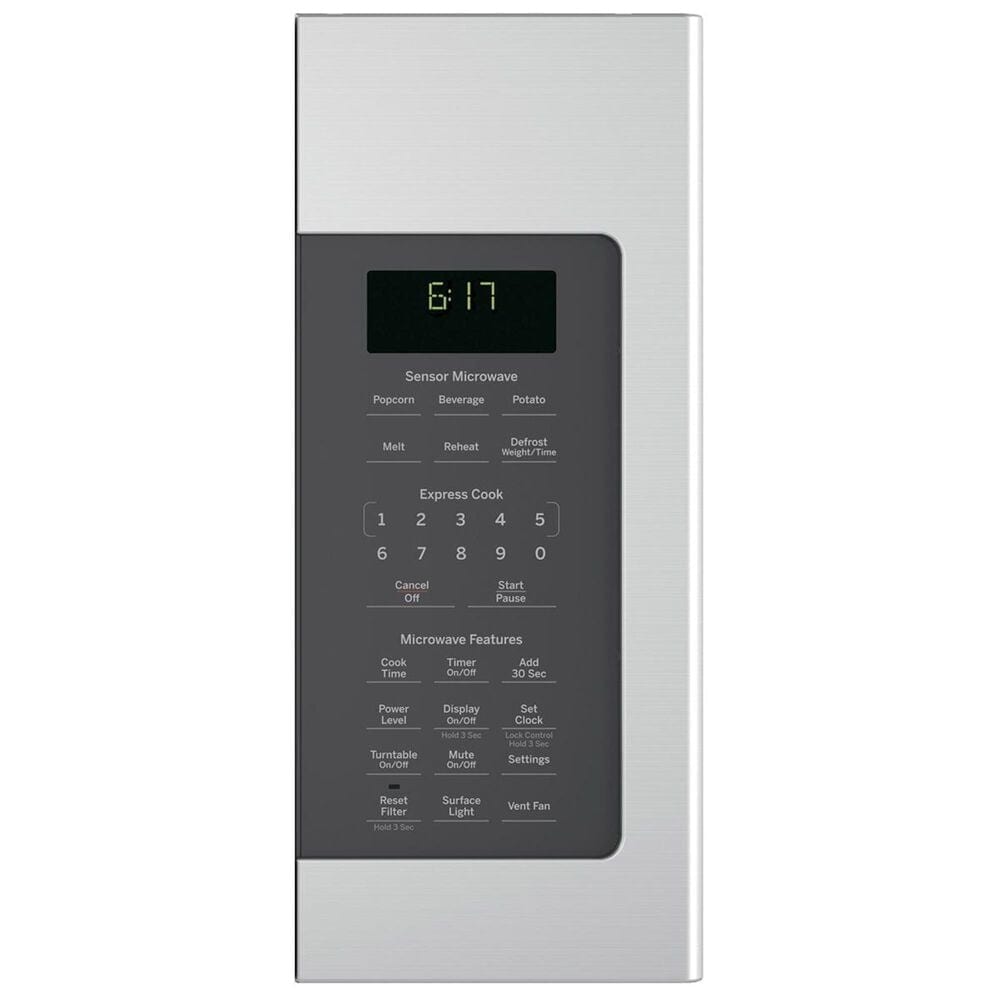 GE Appliances 1.7 Cu. Ft. Over-the-Range Microwave Oven with Sensor in Stainless Steel, , large
