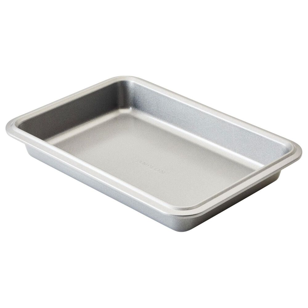 Anolon 4-Piece Toaster Oven Nonstick Bakeware in Stainless Steel, , large