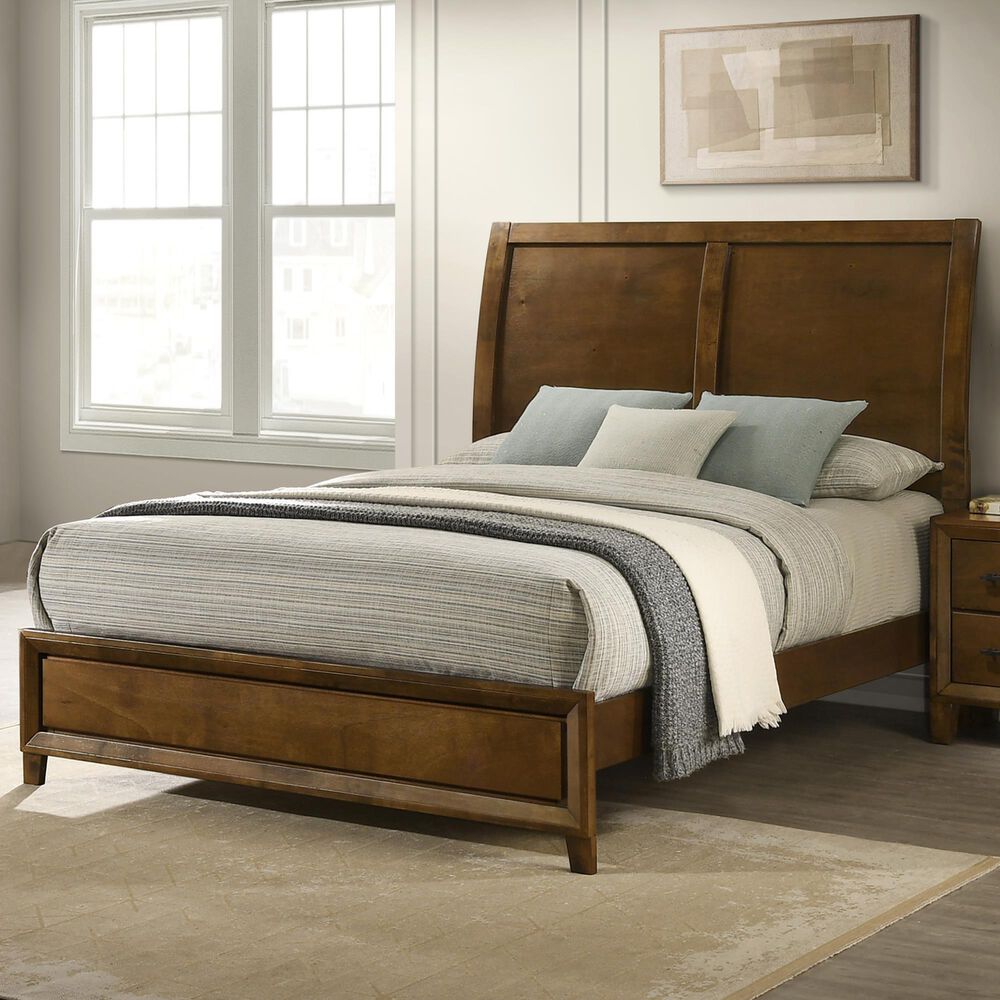 New Heritage Ballard Full Panel Bed in Walnut, , large