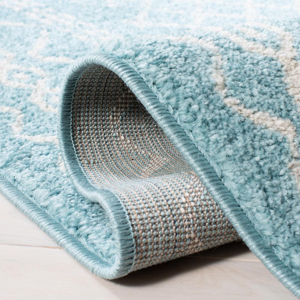 Safavieh Tulum 2&#39; x 9&#39; Turquoise  Runner, , large