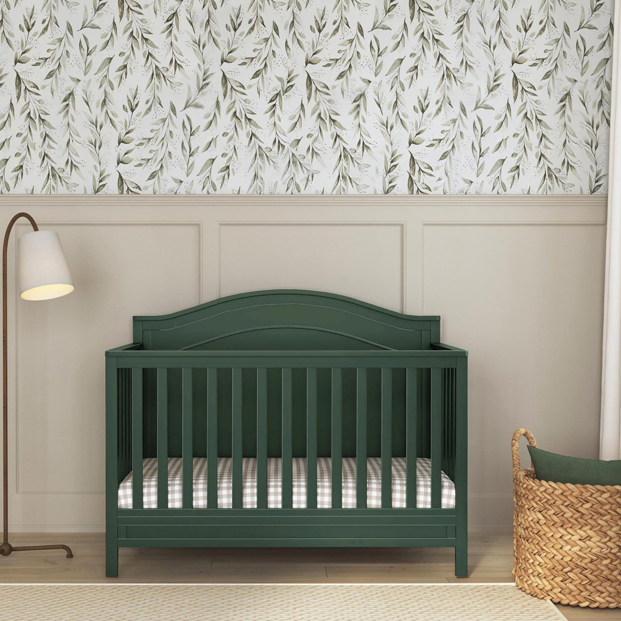 Green crib on sale