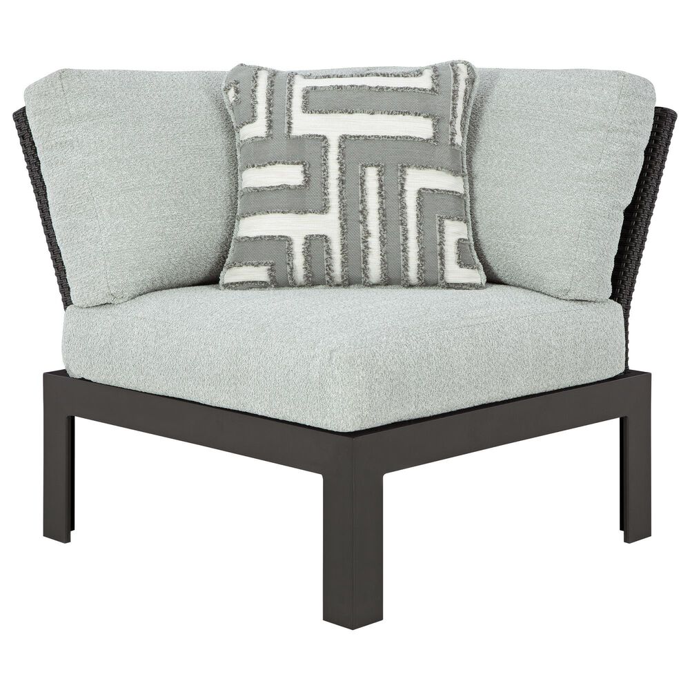Ashley Beachloft 6-Piece Outdoor Sectional with Table in Gray, , large