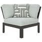 Ashley Beachloft 6-Piece Outdoor Sectional with Table in Gray, , large