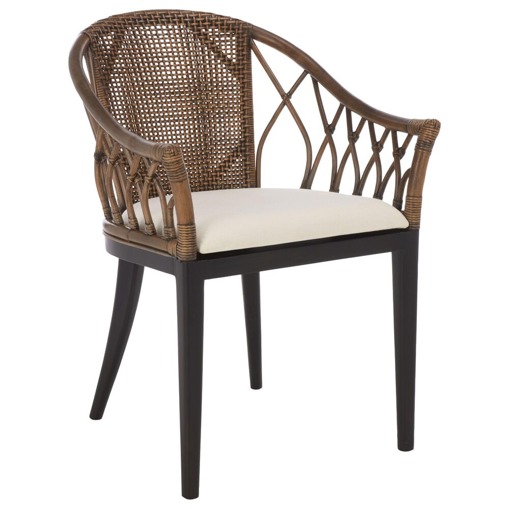Safavieh Miyomi Arm Chair in Ivory, , large