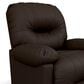 Best Home Furnishings Leather Rocker Recliner in Walnut, , large