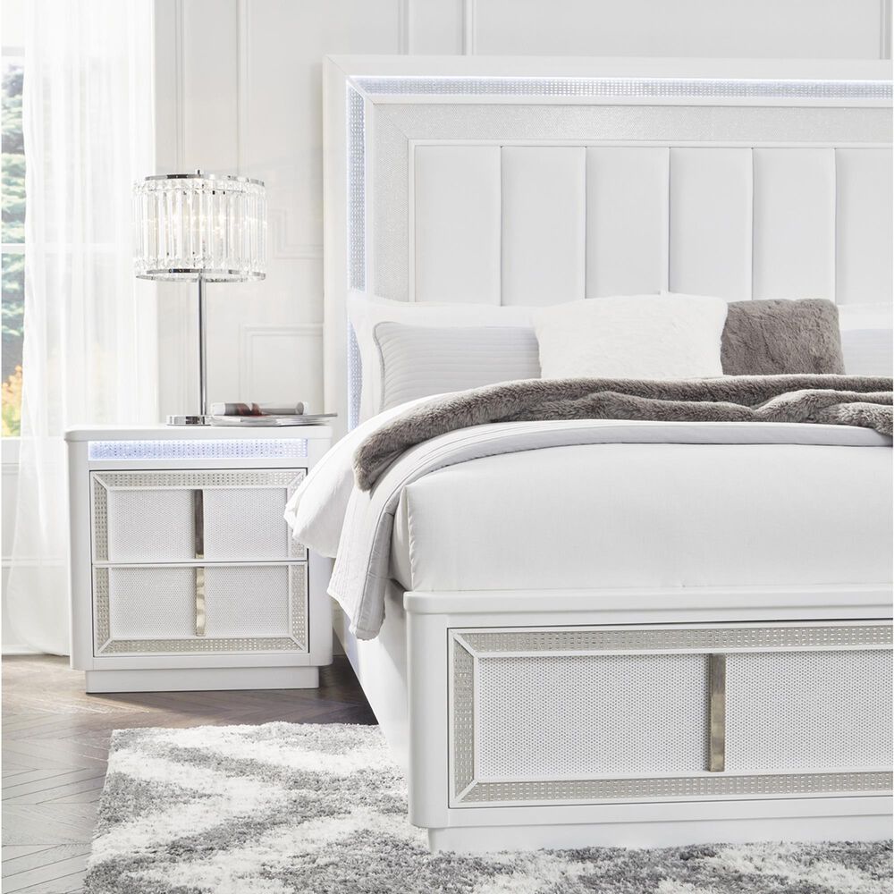 Millenium Chalanna 2-Drawer Nightstand in White, , large