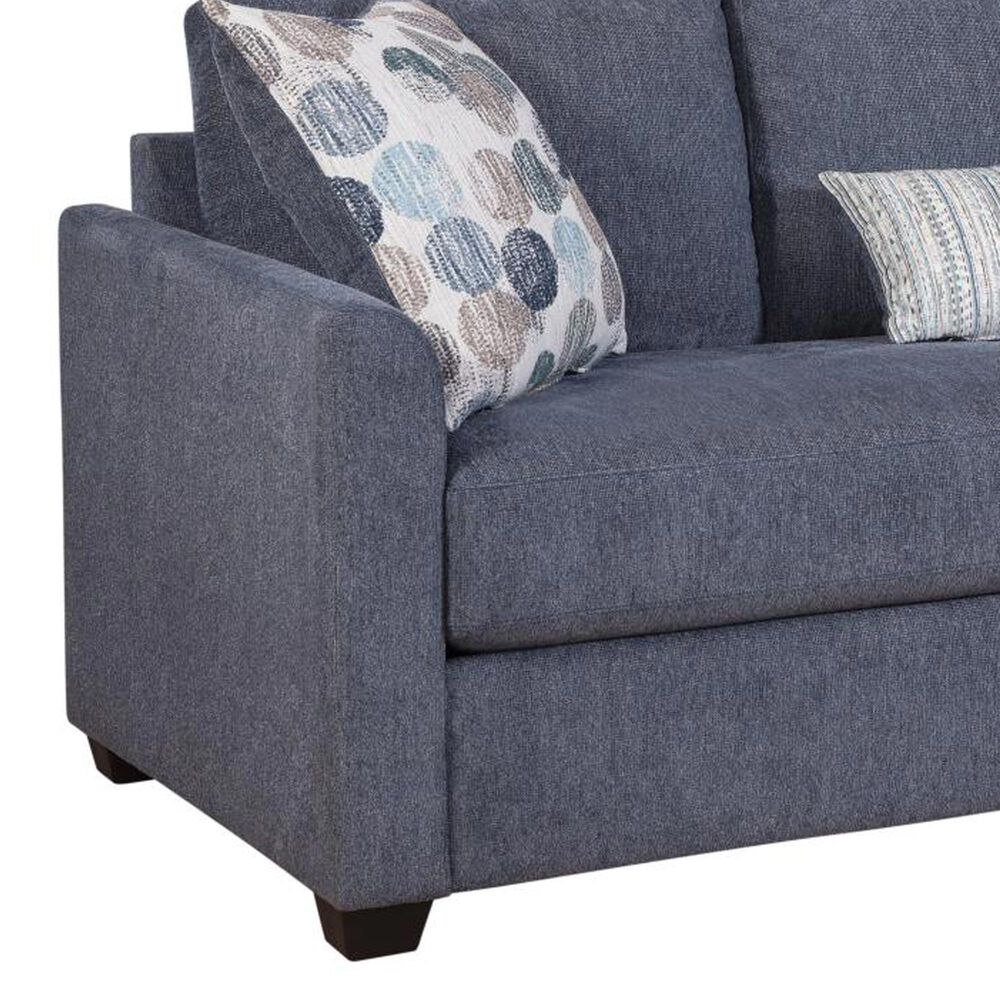 Northwestern Ryder Stationary Sofa in Navy, , large