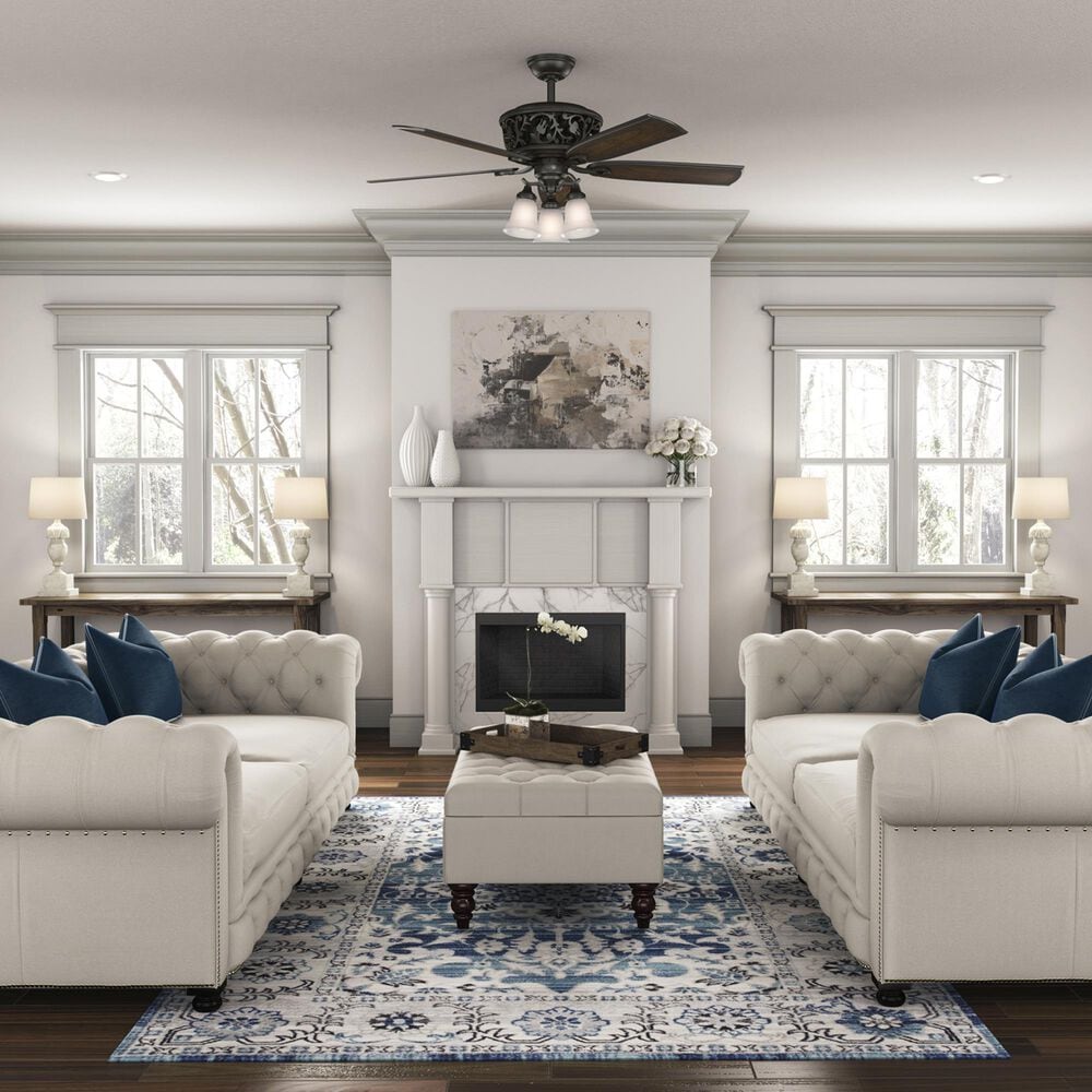 Hunter Promenade 54&quot; Ceiling Fan with Lights in Brittany Bronze, , large