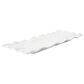 Supreme Melamine 20.75" Ruffle Rectangular Serving Tray in White, , large