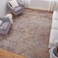 Feizy Pryor 6"7" x 9"6" Brown and Multicolor Area Rug, , large