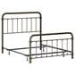 Richlands Furniture Kirkland Full Metal Slat Bed with Metal Frame in Dark Bronze, , large