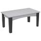 Amish Orchard Island Coffee Table in Dove Gray and Black, , large