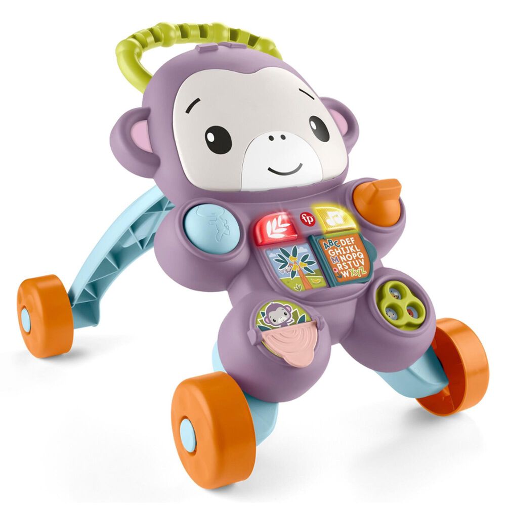 Fisher Price Purple Monkey Walker, , large