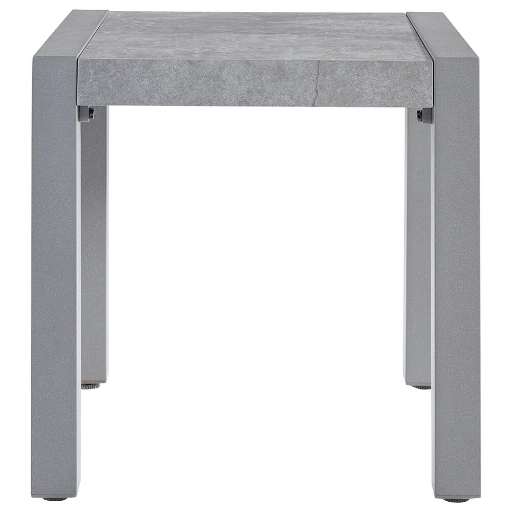 Ashley Hurley Park Patio Square End Table in Gray - Table Only, , large