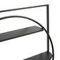 Maple and Jade 32" x 32" Wall Shelf in Black, , large