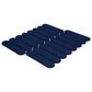 Dal-Tile Artefino Element Navy 1.5" x 6" Capsule on 12" x 13" Porcelain Mosaic Sheet, , large