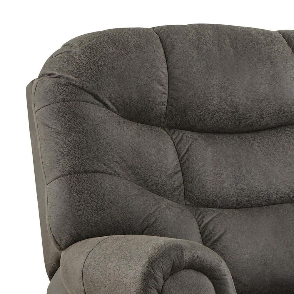 Ashley Camera Time Zero Manual Wall Recliner in Gunmetal, , large