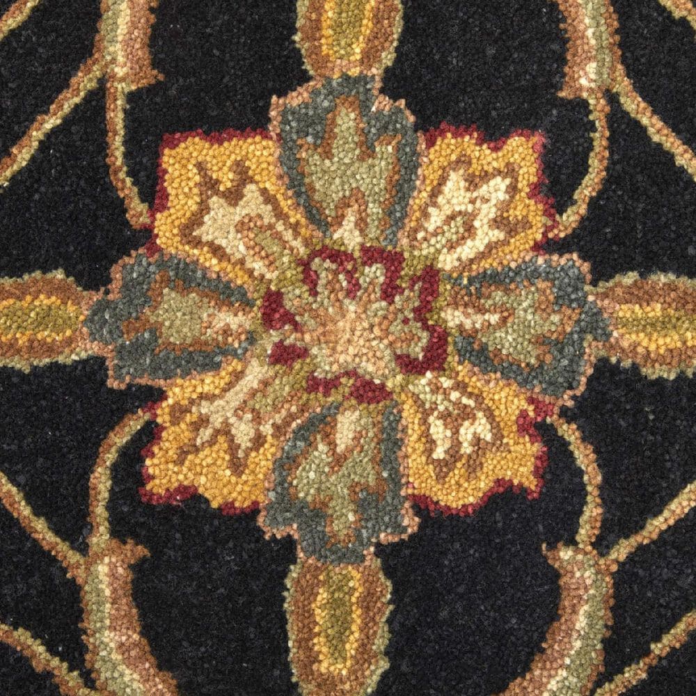 Feizy Rugs Wagner Black and Beige 5&#39; x 8&#39; Area Rug, , large