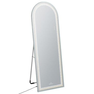 Impressions Vanity Stage Lite Arch Full Length Vanity Mirror in Silver, , large