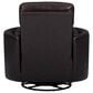 Simeon Collection Radius Manual Swivel Glider Recliner in Hickory Brown, , large