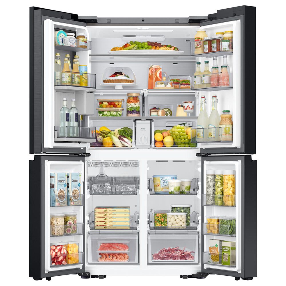 Samsung Bespoke 22.5 Cu. Ft. Bespoke 4-Door Flex French Door Refrigerator with AI Family Hub+ in White Glass, , large