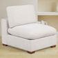 Coaster Lakeview Armless Chair in Ivory, , large