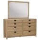 Simeon Collection Escape 3-Piece Queen Platform Bedroom Set in Natural Patina and Sandstone, , large