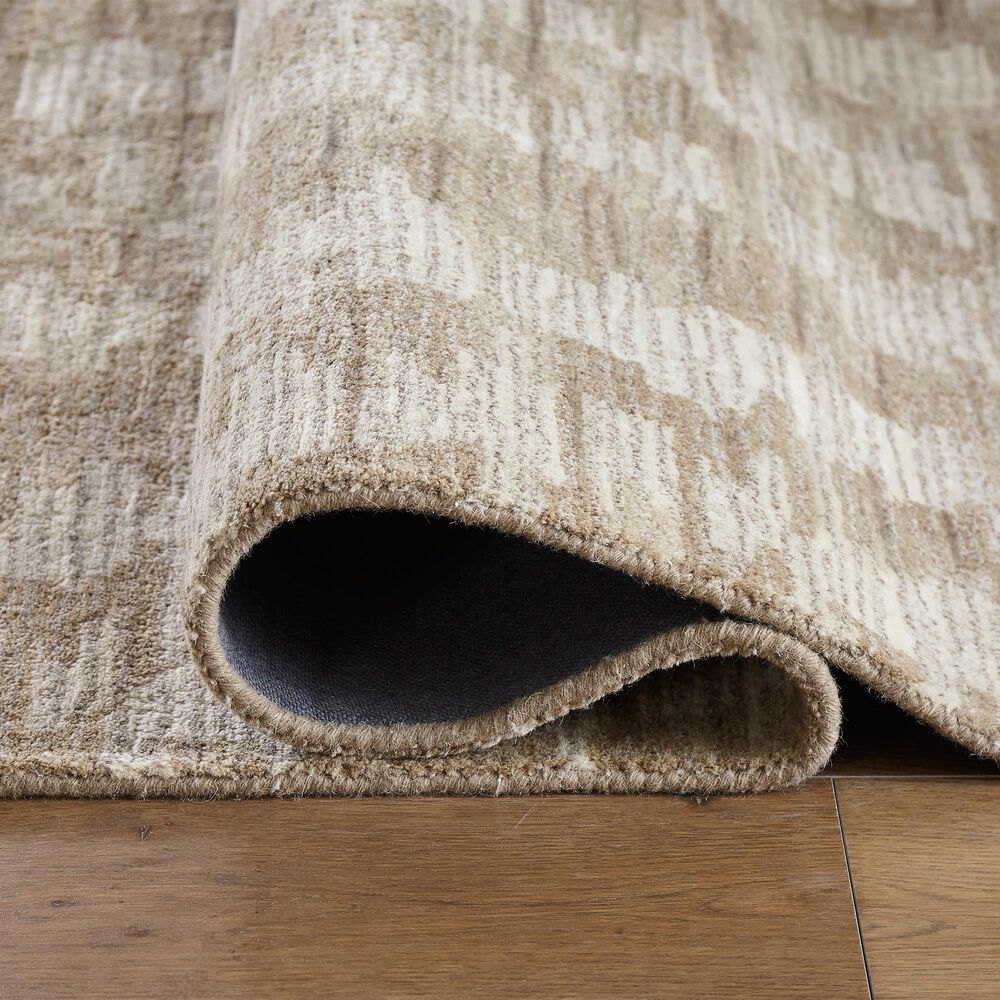 Ashley Abanlane 5&#39; x 7&#39; Brown and Cream Area Rug, , large
