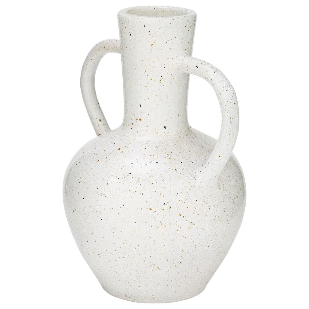 Ashley Dallinworth 15" Vase in White and Black, , large