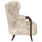 Golden Wave Furniture Micah Accent Chair in Cream, , large