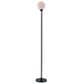 Adesso Astra RGB Color Changing Floor Lamp in Black and White, , large