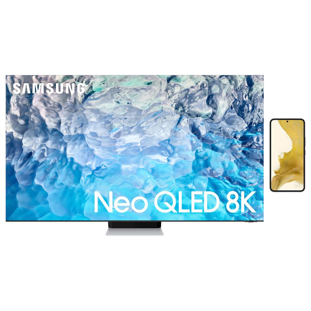 Samsung 75" Class QN900B 8K Neo QLED - Smart TV with Galaxy S22 128GB - Unlocked in Phantom Black, , large