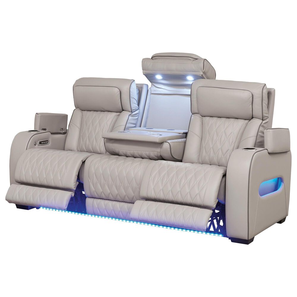 Ashley Boyington 2-Piece Power Reclining Living Room Set in Gray, , large