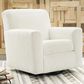 Ashley Herstow Swivel Glider Accent Chair in Ivory, , large