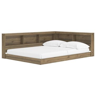 Ashley Deanlow Full Bookcase Storage Bed in Honey, , large