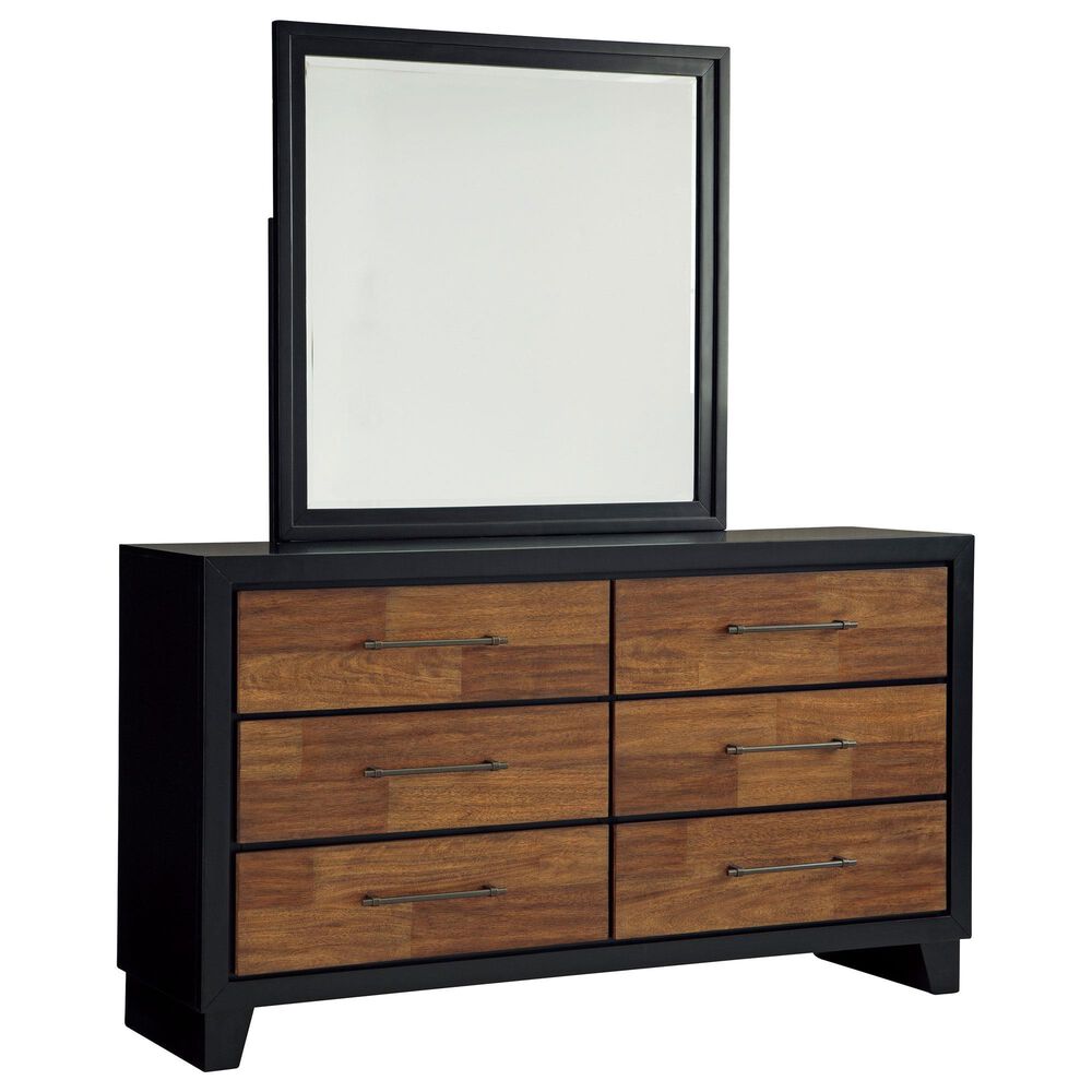 Ashley Kraeburn 3-Piece King Bedroom Set in Brown and Black, , large